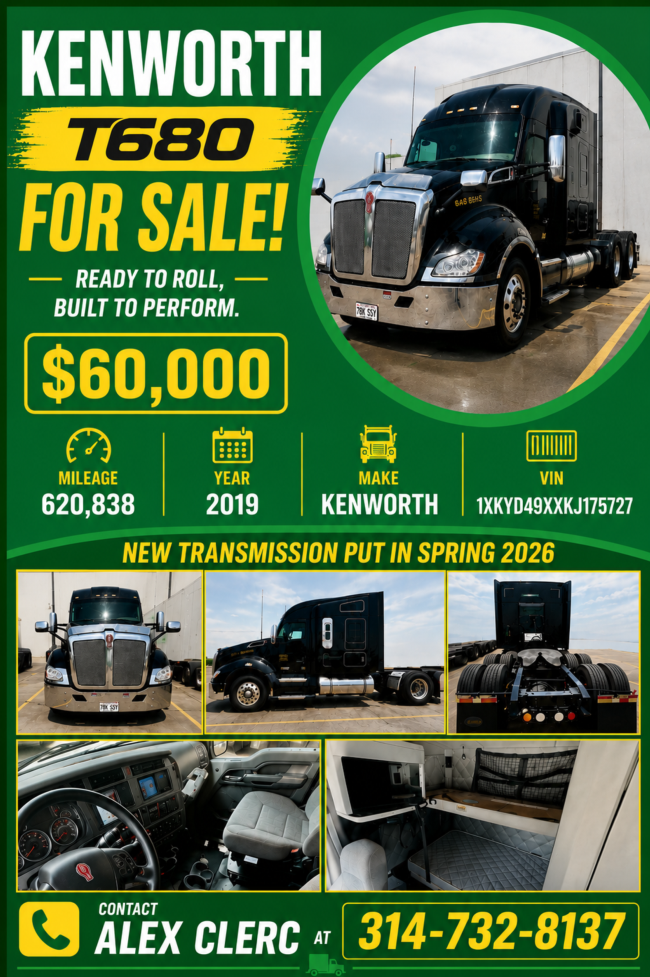 Kenworth-620,838-miles-$60,000